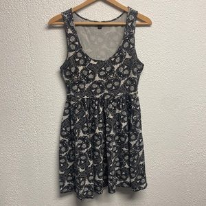 Black and White Torrid Skull Skater Dress Size 0X